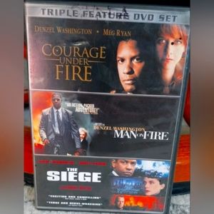 Triple Feature Courage Under Fire, Man on Fire, and The Siege